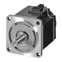 OMRON 1S AC servo motor, 400 W, 230 VAC, 3000 rpm, 1.27 Nm, absolute encoder, with oil seal - 1