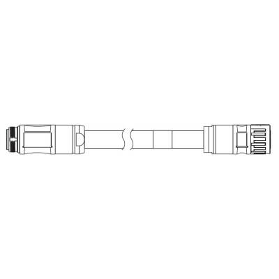 OMRON 1S series servo motor EXTENSION power cable, 10 m, 400 V: 11 kW & 15 kW - 1