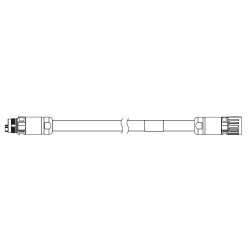 OMRON 1S series servo motor EXTENSION power cable, 10 m, 400 V: 4 kW to 5.5 kW - 1