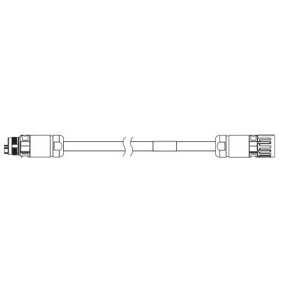 OMRON 1SA series servo EXTENSION hybrid cable, 10 m, 230 V: 1 kW to 1.5 kW, 400 V: 750 W to 3 kW - 1