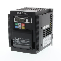 Omron - 3G3MX2-A4007-P-E 3G3MX2 inverter drive, 0.75/1.5 kW (HD/ND), 3.4/4.1 A (HD/ND), 400 VAC, 3~, sensorless vector, w/o heatsink - 1