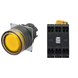 A22NL-BGM-TYA-P101-YC - Pushbutton A22Nl Ø22 - 1