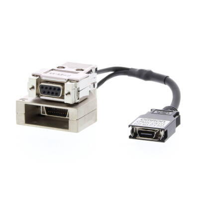 OMRON Adapter cable, 0.1m, converts peripheral port into RS-232C port and a peripheral port - 1