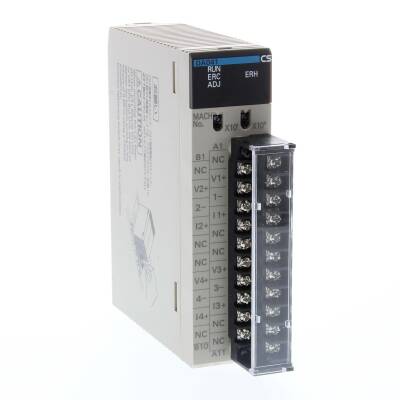 OMRON Analog çıkış ünitesi, 4 x 4-20mA/1-5V/0-5V/0-10V/-10-+10V çıkış, vidalı terminal, 12 bit çözünürlük - 1