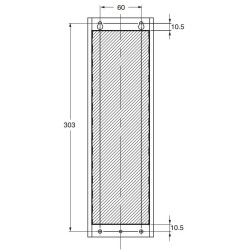 OMRON Box PC için duvar tipi montaj aparatı - 1