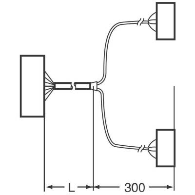 P2RV-300C-SIM-C - Connecting Cable For P2Rvc8 With Siemens Plc 6Es7 3211Bh020Aa0 - 1