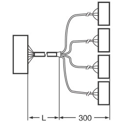 P2RV-300C-SIM-A - Connecting Cable For P2Rvc8 With Siemens Plc 6Es7 3211Bl000Aa0 - 1