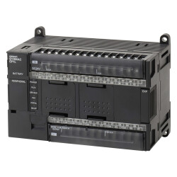 OMRON CP1L PLC CPU, 100-240 VAC güç, 24x 24 VDC giriş, 16x PNP çıkış 0.3A, 10Kstep program kapasitesi, 32KWord veri hafızası - 1