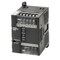 OMRON CP1L PLC CPU, 100-240 VAC güç, 6x 24 VDC giriş, 4x NPN çıkış 0.3A, 5Kstep program kapasitesi, 10KWord veri hafızası - 1