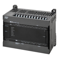 OMRON CP2E series compact PLC - Essential Type; 18 DI, 12DO; Relay output; Power supply 220 VAC; 4 kStep Program memory - 1