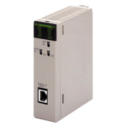 OMRON CS1D Ethernet unit, 1 x RJ45 socket, supports dual-redundant use - 1