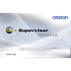 OMRON CX-Supervisor Developer package, Requires CX-SUPERVISOR-RUN-ME-V4 or CX-SUPERVISOR-RUN-PLUS-V4 runtime package with USB dongle - 1