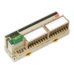 OMRON DeviceNet digital input unit, 16 x inputs, 24 VDC, NPN, 3-tier screw terminal block - 1