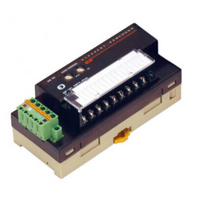 OMRON DeviceNet digital I/O unit, 8 x inputs and 8 x outputs 0.5 A, 24 VDC, NPN, screw terminal block - 1