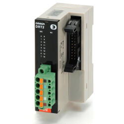 OMRON DeviceNet digital output unit, 16 x transistor outputs 0.5 A, 24 VDC, NPN, with MIL connector + 10 cm cable - 1