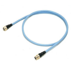 OMRON DeviceNet thin cable, straight M12 connectors (1 male, 1 female), 0.5 m - 1