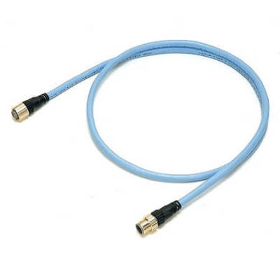 OMRON DeviceNet thin cable, straight M12 connectors (1 male, 1 female), 1 m - 1