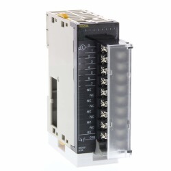 OMRON Dijital çıkış ünitesi, 8x transistor, PNP, 0.5 A, 24 VDC, kısa devre ve alarm korumalı, vida terminal - 1