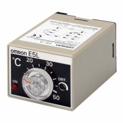 E5L-A 0-50 - Electronic Thermostat With Analog Setting - 1