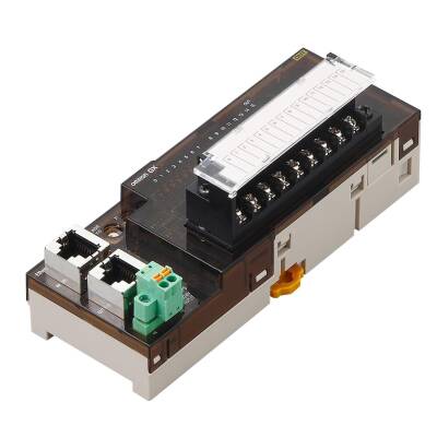 OMRON EtherCAT digital I/O unit, 16 x inputs, NPN, 1-wire, expandable - 1