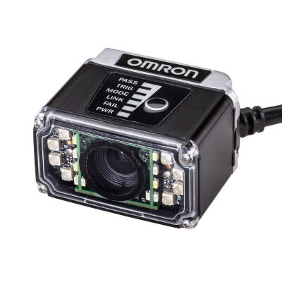 Omron - F420-F000M03M-SRA F420 Akıllı Kamera, 0,3 MP monokrom, Orta görüş, Otomatik odaklama 50-300 mm, Kırmızı ışık, AutoVISION, Seri RS-232, USB veya USB üzerinden Ethernet, IP54 - 1