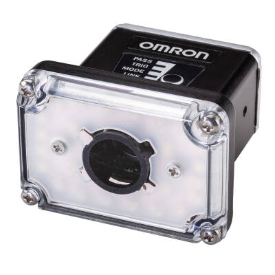 Omron - F430-F000M12M-RRA F430 Akıllı Kamera, 1,2 MP monokrom, Orta görüş, Otomatik odaklama 50-300 mm, Kırmızı halka ışık, AutoVISION, Ethernet TCP/IP, EtherNet/IP, PROFINET, IP65/IP67 - 1