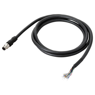 OMRON FHV7 Power / IO Cable, straight 2 m, M12 connector - 1