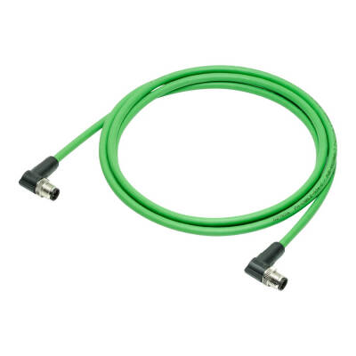 OMRON FQ-M, EtherCat connector cable, sensor-to-sensor, angled, 10m - 1