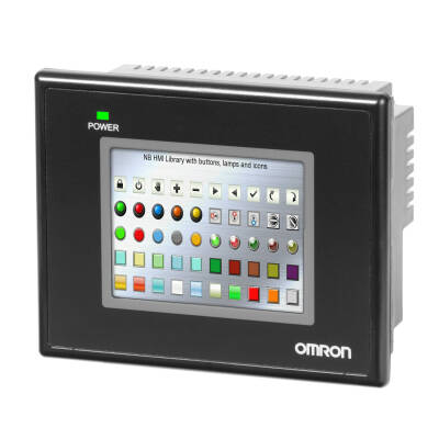 OMRON HMI dokunmatik ekran, 3,5 inç QVGA (320 x 240 piksel) TFT renk - 1