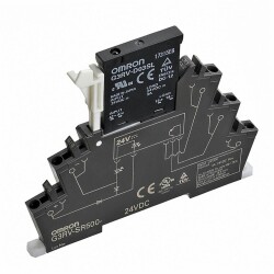 G3RV-SR500-A 12VDC - İnce Solid State Röle & Siyah Soket - 1