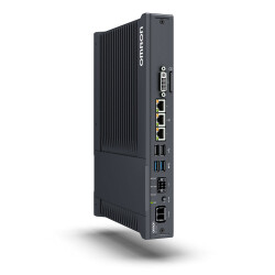 OMRON Industrial Box PC with Intel® Atom™ E3940, 4 GB DRAM (non-ECC), No Storage, No OS, No exp. slots, NY Monitor Link - 1