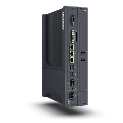 OMRON Industrial Box PC with Intel® Core™ i5-7300U, 4 GB DDR4 RAM (non-ECC), No storage, No OS, PCIe slot, RS-232 - 1