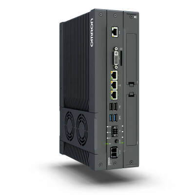 OMRON Industrial Box PC with Intel® Core™ i7-7820EQ, 8 GB DRAM (non-ECC), No Storage, No OS, 1 PCIe + 2 drive slots, NY Monitor Link - 1