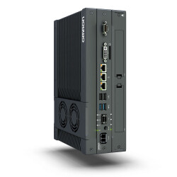 OMRON Industrial Box PC with Intel® Xeon® E3-1515M v5, 16 GB DRAM (non-ECC), No storage, No OS, PCIe slot, RS-232 - 1