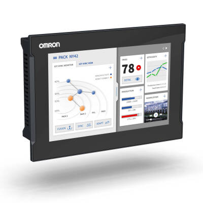 OMRON Industrial Panel PC with Intel® Celeron® 3965U, 4 GB DDR4 RAM (non-ECC), 128 GB SSD-iMLC, WIN 10 IoT Ent. (64-bit), PCIe slot, extra DVI-D, 12.1