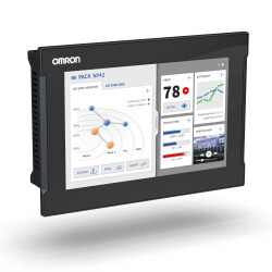 OMRON Industrial Panel PC with Intel® Celeron® 3965U, 4 GB DDR4 RAM (non-ECC), 64 GB SSD-SLC, WIN 10 IoT Ent. (64-bit), PCIe slot, RS-232, 12.1