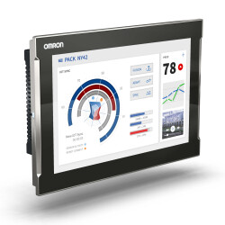 OMRON Industrial Panel PC with Intel® Core™ i5-7300U, 8 GB DRAM (non-ECC), 256 GB CFast iMLC, WIN 10 IoT Ent. (64-bit), No exp. slots, No I/F option, 15.4