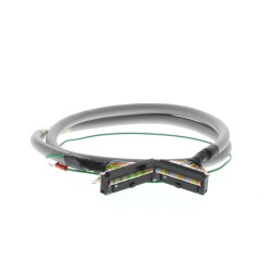 OMRON I/O connection cable, CJ1M-CPU2x or CJ2M-MD21x to XW2B-**J6-8A/9A, for SmartStep/Junma, 1 m - 1