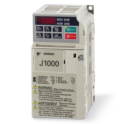 OMRON J1000 Inverter sürücü, 0.1kW, 0.8A, 240 VAC, tek-faz - 1