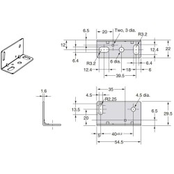 E39-L53 - Mounting Bracket Provided With E3Jm - 1