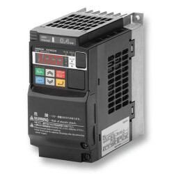 OMRON MX inverter sürücü, 0.1/0.2 kW (HD/ND), 1.0/1.2 A (HD/ND), 200 VAC, 1~ giriş, sensorless vector - 1