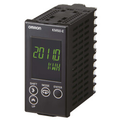 OMRON Power monitor, on-panel 48x96mm with LED display, single phase / 2-wire,three-phase / 3-wire, Compoway/F and Modbus - 1