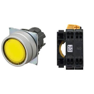 A22NL-MNM-TYA-P100-YC - Pushbutton Switch - 1