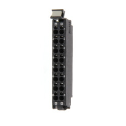 OMRON Replacement screwless push-in connector with 16 wiring terminals (marked A+B) - 1