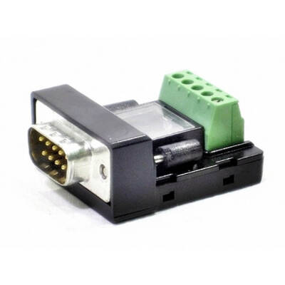 OMRON RS-485 adaptörü, 2 veya 4 kablo, seri PLC link için doğrudan 9-pin RS-232C portuna bağlanır, RS-485 tarafı vida terminal - 1