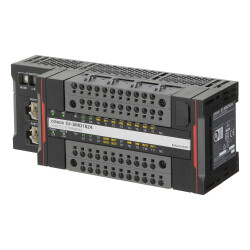 OMRON Safety Remote I/O Terminal (CIP-S) with 2 port switching hub and 12 PNP S-Digital Inputs (12 Test Pulses) / 4 PNP S-Digital Output - 1