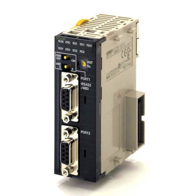 OMRON Seri haberleşme ünitesi, 1x RS-232C port + 1x RS422/485 port, Protocol Macro, Host Link, 1:N NT Link, No protocol, seri Gateway (CompoWay/F, Modbus-RTU, Modbus-ASCII, Host Link), Modbus RTU Slave - 1