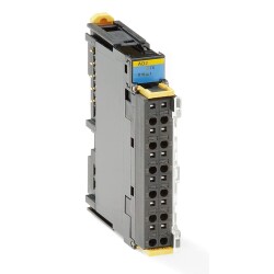 OMRON SmartSlice 2 nokta analog giriş, 1-5 VDC, 0-5 VDC, 0-10 VDC, -10-10 VDC, 0-20 mA, 4-20 mA, 1:6000 çözünürlük - 1