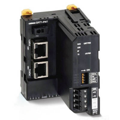 OMRON SmartSlice communication adaptor for EtherCAT, connects up to 64 slice I/O units (End plate have to be ordered separately) - 1