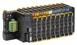 OMRON SmartSlice communication adaptor for Mechatrolink II, connects up to 64 slice I/O units - 1